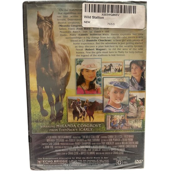 The Wild Stallion DVD With Connie Sellecca & Fred Ward With Bonus Digital Copy - Picture 2 of 3